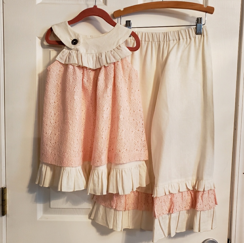 A.BIRD Lace Top & Ruffle Pants Chasing Fireflies